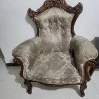 مبل 9نفره چوب گردو کاملا سالم بدونه هیچ ایرادی|مبلمان خانگی و میز عسلی|تهران, مهرآباد|دیوار