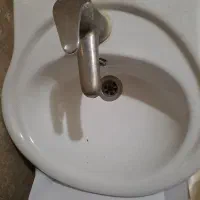 روشویی سالم باشیراهرمی وشیرشیلنگی وسیفونوکاسه