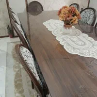 میز وصندلی  ناهار خوری ۱۰ نفره فرانسوی|میز و صندلی غذاخوری|شیراز, ترمینال باربری|دیوار