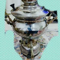 سماور گازی طوفان ۵ لیتری استیل