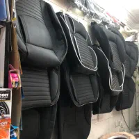 روکش صندلی دور فرمان  کف پایی سه بعدی ابر صندلی