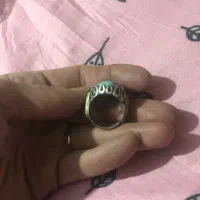 انگشتر نقره نگین فیروزه اصل|جواهرات|تهران, بریانک|دیوار