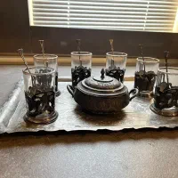 ظروف پذیرایی و آنتیک نقره