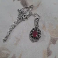 پلاک زنجیر نقره
