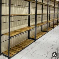 استند لاکچری چوبی / شیشه ای