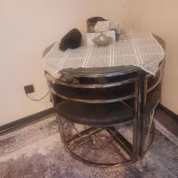 میز ناهارخوری و مبل مدل ال