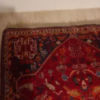 قالیچه پشمی دستباف|فرش|گرگان, |دیوار