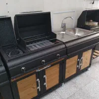 باربیکیو ۱۶۰ سانتی سینک آب چکان لوکس