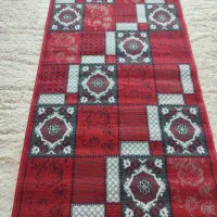 گلیم قرمز رنگ نگین مشهد|گلیم، جاجیم، گبه|زنجان, |دیوار
