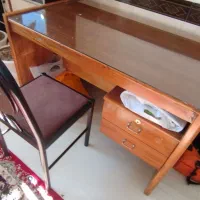 میز تحریر دو نفره چوبی