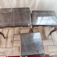 عسلی جلو مبلی چوبی