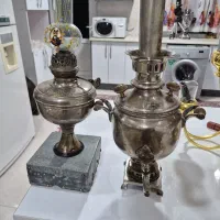 سماور زغالی وگردسوز کمیاب روسی