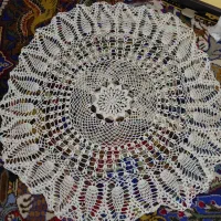 ۶ عدد رومیزی  قلاب بافی