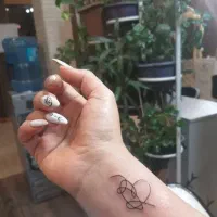 مدل تتو بدن فقط هزینه مواد|خدمات آرایشگری و زیبایی|اصفهان, تخت فولاد|دیوار