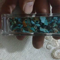 نگین انگشتر  گردنبند دستبند راف فیروزه نیشابور