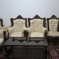 سرویس چوب. مبلمان ۹ نفره سلطنتی .|مبلمان خانگی و میز عسلی|بروجن, |دیوار