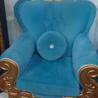 مبلمان هفت نفره و میز جلومبلی و عسلی