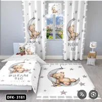 ۵۵ درصد آف ست پرده فرش رو تختی کودک  ۱۰۰۰طرح اقساط|پرده، رانر، رومیزی|مشهد, آزادشهر|دیوار