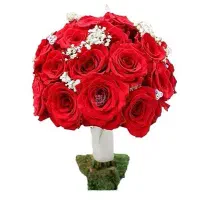 دسته گل ماشین عروس سبد گل وپایه گل