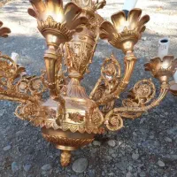 لوستر طرح تعویض فقط طلایی « قدیمی و کهنه »