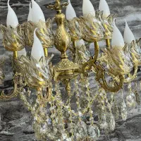 لوستر برنزی / ۳۰٪ ارزان‌تر از بازار|لوستر و چراغ آویز|اردبیل, |دیوار