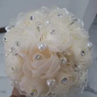 دسته گل عروس نو|گل مصنوعی|اراک, |دیوار