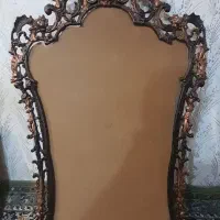 تابلو قاب آیینه زیباو قاب ساعت سنگی خوشگل دکوری