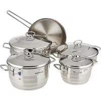 سرویس کامل کرکماز ترکیه قابلمه تابه استیل رژیمی جد|ظروف پخت‌وپز|یزد, |دیوار