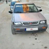 پراید مدل ۸۵ نقره ای دوگانه سوز دستی