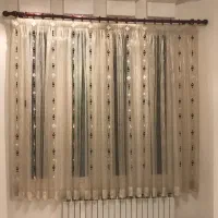 پرده تور ایتالیایی در حد نو و زیر پرده