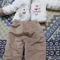 کاپشن و شلوار ست در حد نو