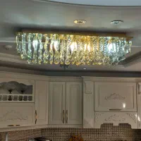 لوستر بزرگ و دو عدد کوچیک