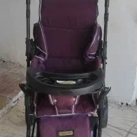 کالسکه تایوانی درحدنوسالم بادوعدد روروئک سالم|کالسکه و لوازم جانبی|تنکمان, |دیوار