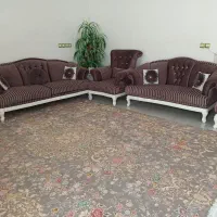 مبلمان 7 نفره کوئین بزرگ راحتی نیمه کلاسیک|مبلمان خانگی و میز عسلی|تربت‌حیدریه, آسایش|دیوار