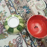 ظروف طرح هندوانه مخصوص شب یلدا|صنایع دستی و سایر لوازم تزئینی|فرخشهر, |دیوار