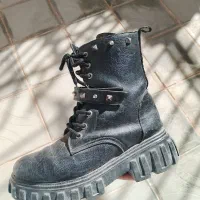 نیم بوت|کیف، کفش، کمربند|نیشابور, خط کاشمر|دیوار