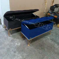 نیمکت پاف پایه فلزی مخروطی کد 502