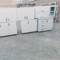 کابینت بدنه فلز درب ام دی اف دسته دوم نمایشگاهی