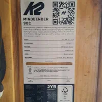 ست اسکی تورینگ  K2 Mindbender + Kingpin 10 + پوست|ورزش‌های زمستانی|شمشک, |دیوار