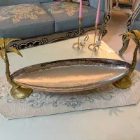 کشکول بزرگ میوه خوری برنجی کار دست هند