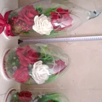 گل مصنویی شیشه ای