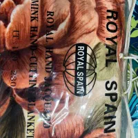 پتو یک نفره دو رو رویال اسپانیا