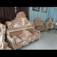 تخت خواب سلطنتی منبت چوب گردو مصری|تخت و سرویس خواب|تهران, تهرانسر شمالی|دیوار