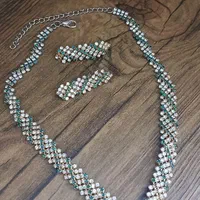 ست ونیم ست گردنی وگوشواره|جواهرات|همدان, |دیوار