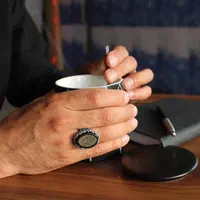 انگشتر نقره حرز امام جوادع+ آیت الکرسی|جواهرات|مشهد, شهرک لشکر (شهرک غرب)|دیوار