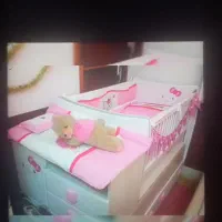 تخت نوزاد وکودک سه کاره|تخت و سرویس خواب|جهرم, |دیوار