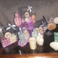 شمع‌صدفی در رنگ واندازه متفاوت زیرقیمت معطرودیرسوز