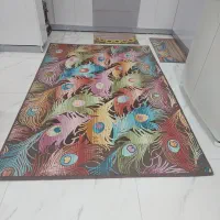 یک عدد گلیم طرح طاووس