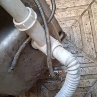 سینک دوقلو استیل|آب‌چکان و نظم‌دهنده ظروف|تهران, شهرک ولیعصر جنوبی|دیوار