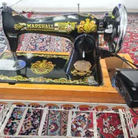 چرخ خیاطی،دینام دار، سالم داری قاب چوبی